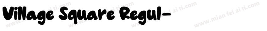 Village Square Regul字体转换